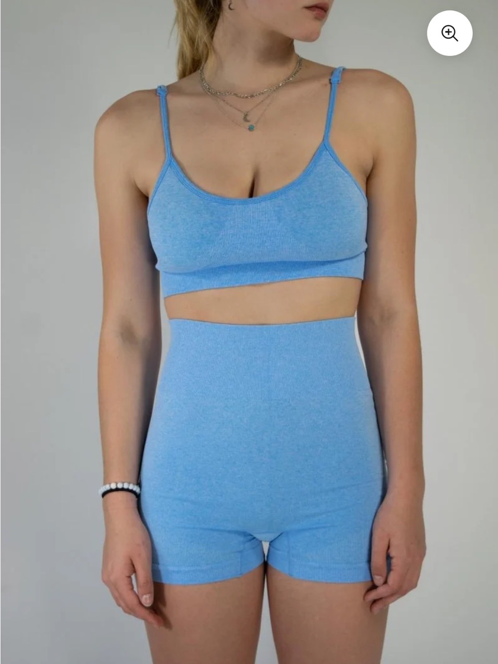 Visionary fitness revival seamless booty short & bra set